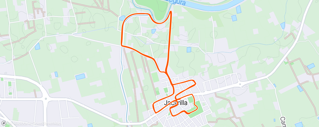 Карта физической активности (Jacarilla 10km race)