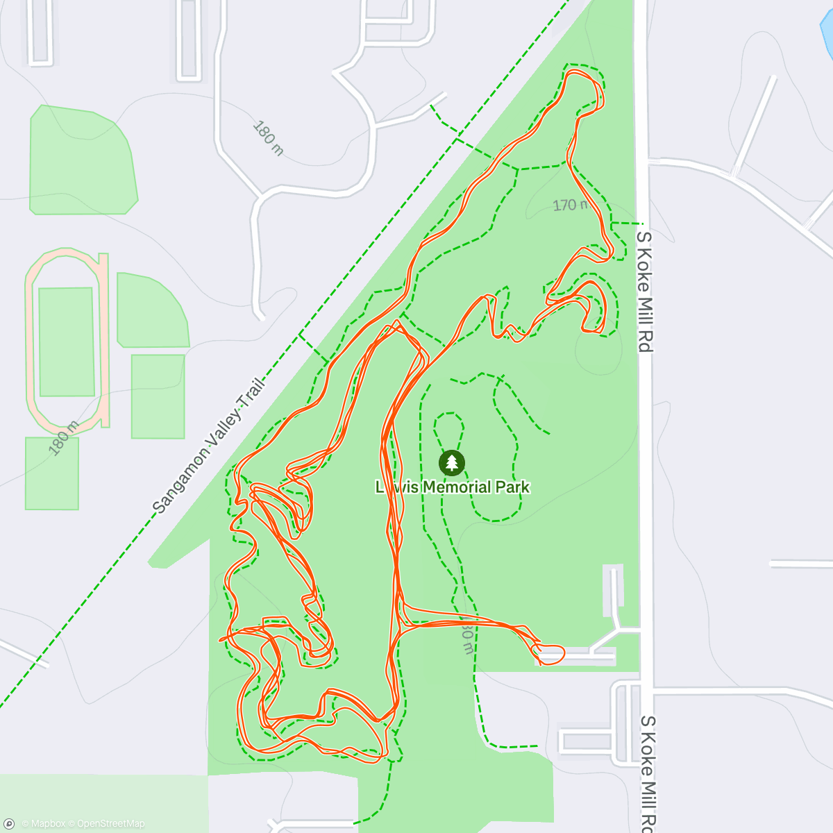 Map of the activity, SIMBA - Lewis