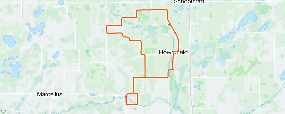 Map of the activity, Tornado lookout crew