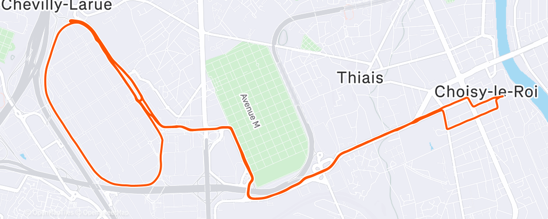 Map of the activity, Balade. Récupération