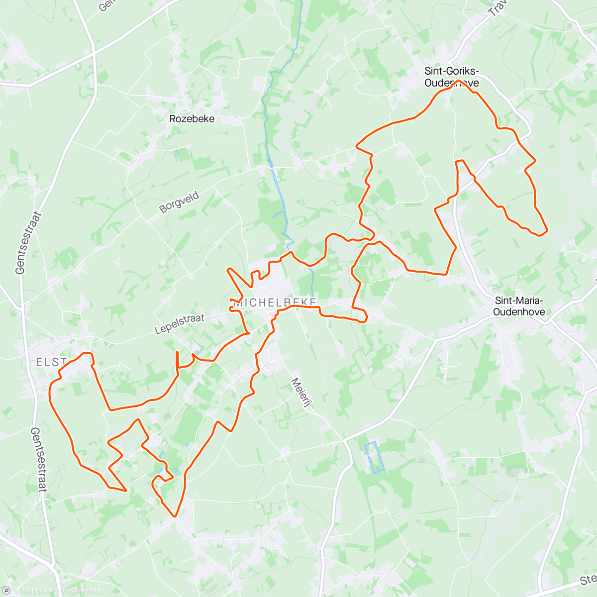 Map of the activity, Koning(in) van de Berendries Trail