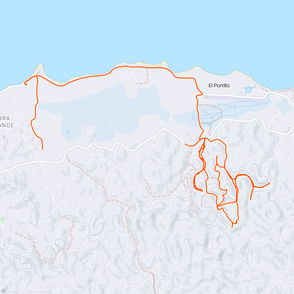 Map of the activity, Sortie vtt électrique