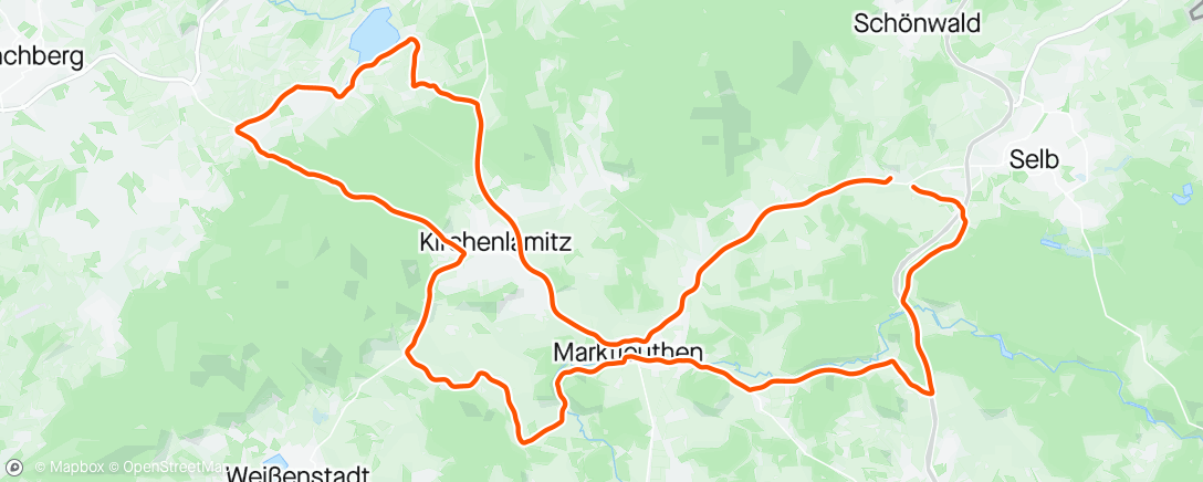 Map of the activity, Förmitzspeicher, kleiner Waldstein