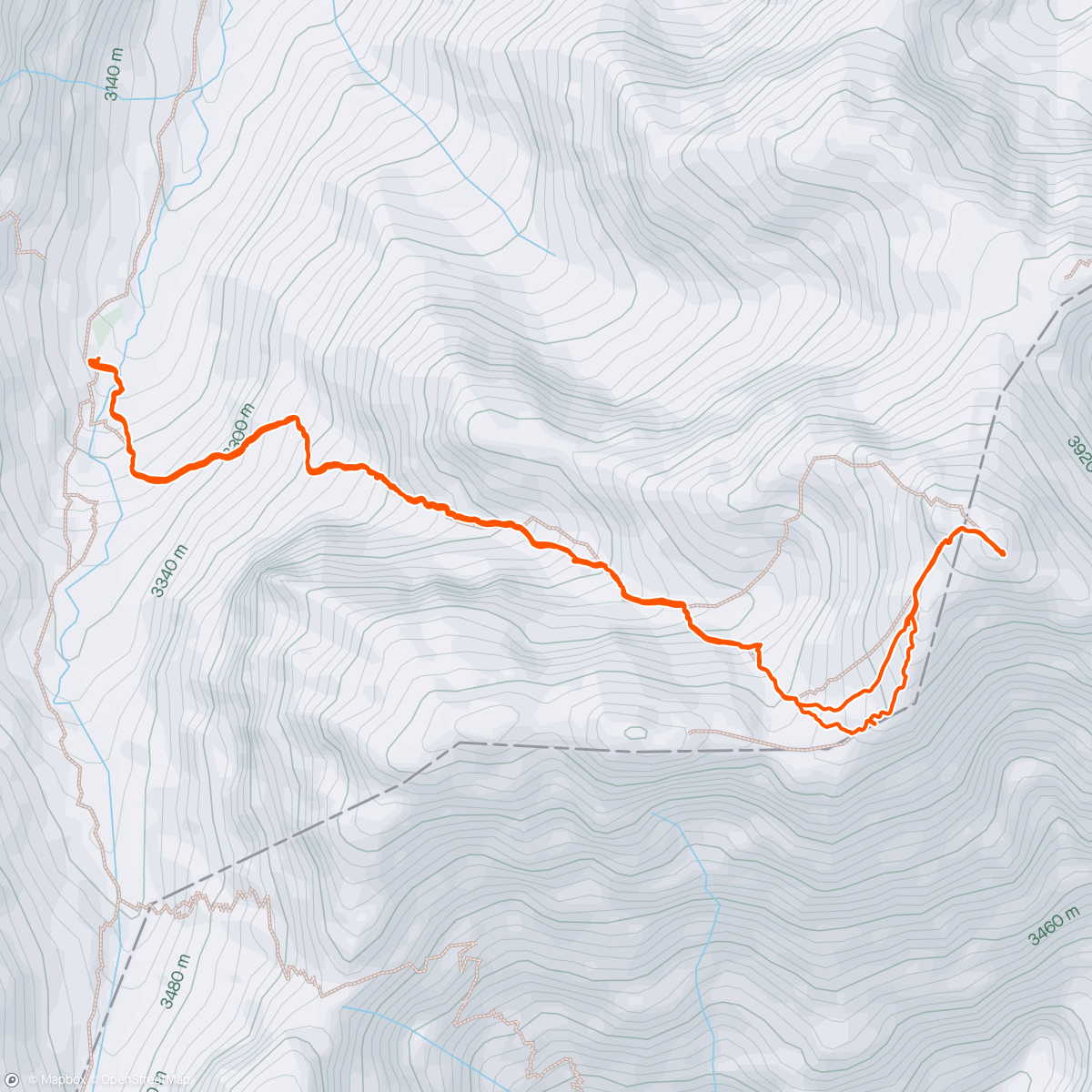 Map of the activity, Toubkal Summit⛰️🇲🇦 - Day 2 , Muslim Hikers