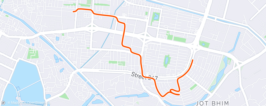 Map of the activity, Morning Ride