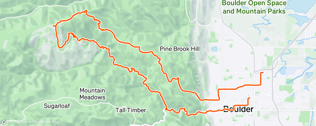 Map of the activity, Gold Hill