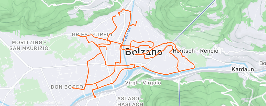 Карта физической активности (Deliveroo Between Decathlon)