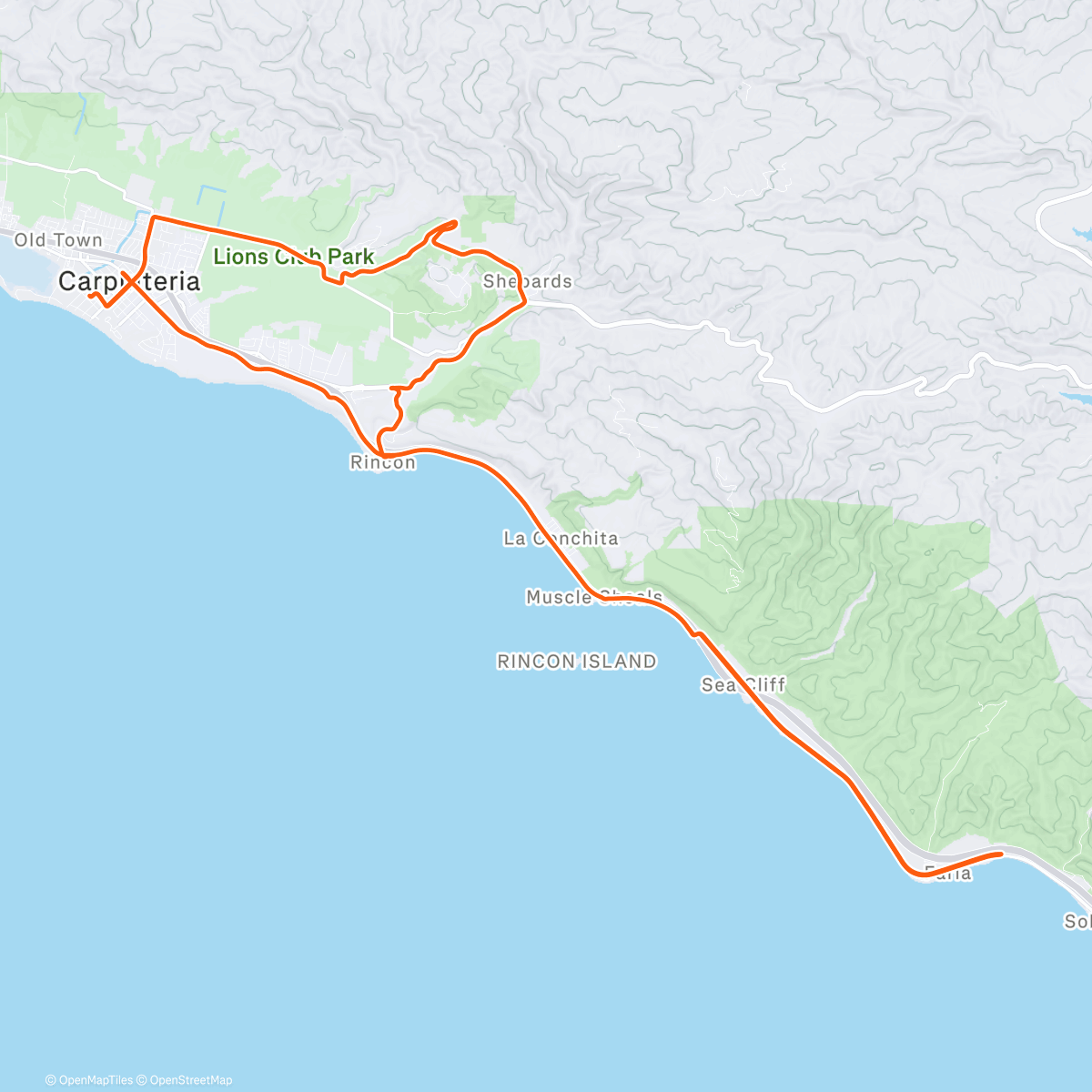 Map of the activity, Goooobernador