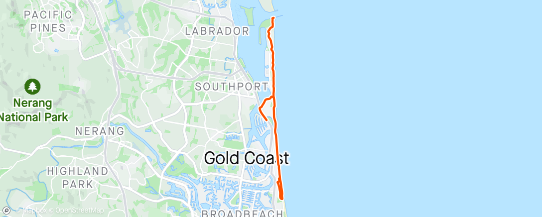 Map of the activity, Afternoon Ride