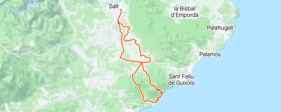 Map of the activity, Sant Grau
