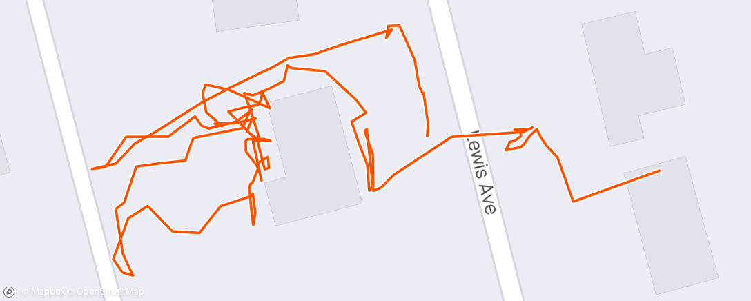 Map of the activity, This vehicle makes frequent stops