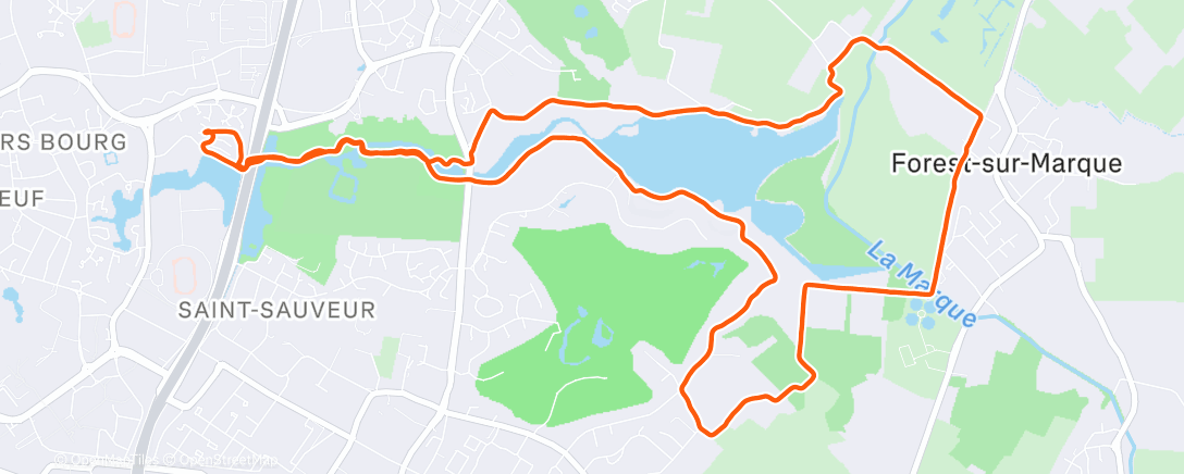 Карта физической активности (Sortie au Parc du Héron en famille ☀️)