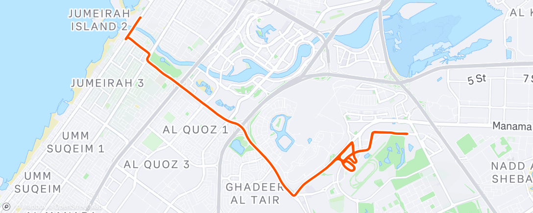 Map of the activity, Afternoon Ride