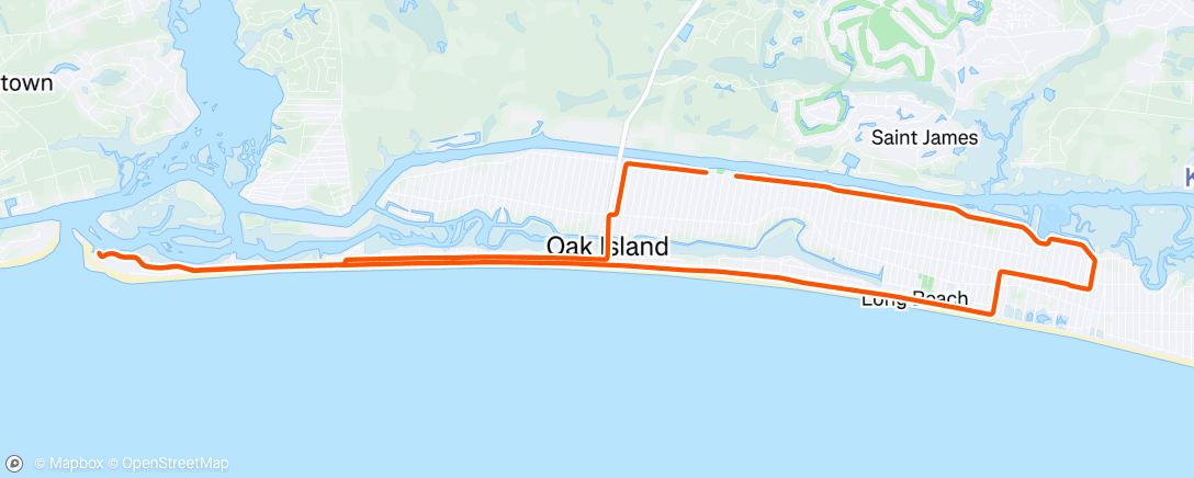 Map of the activity, Morning Ride