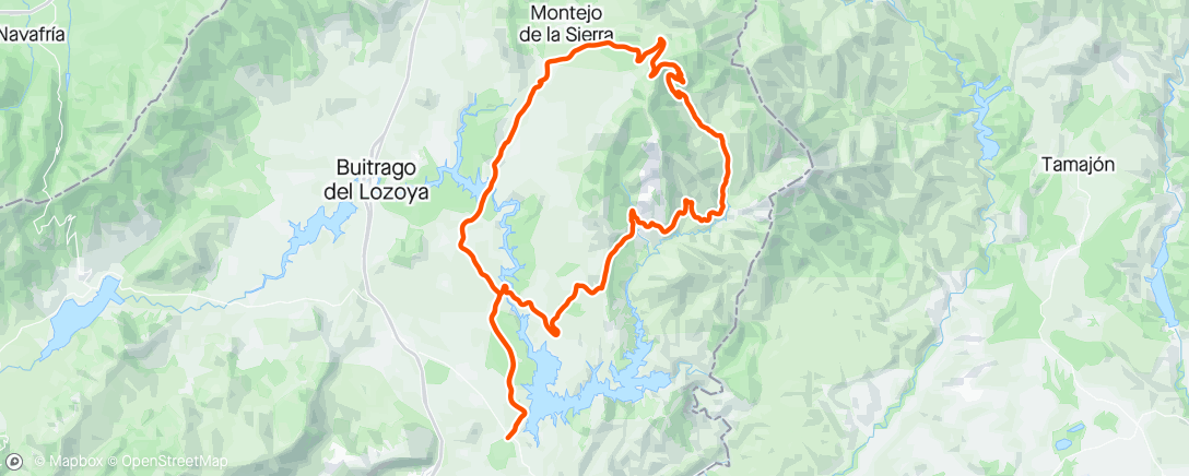 Map of the activity, La Puebla