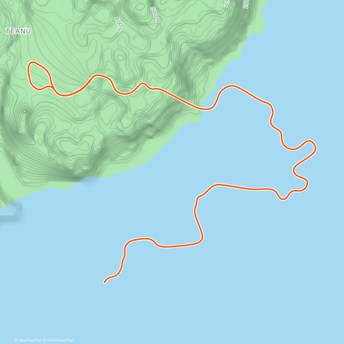 Map of the activity, Zwift - Triple Flat Loops in Watopia