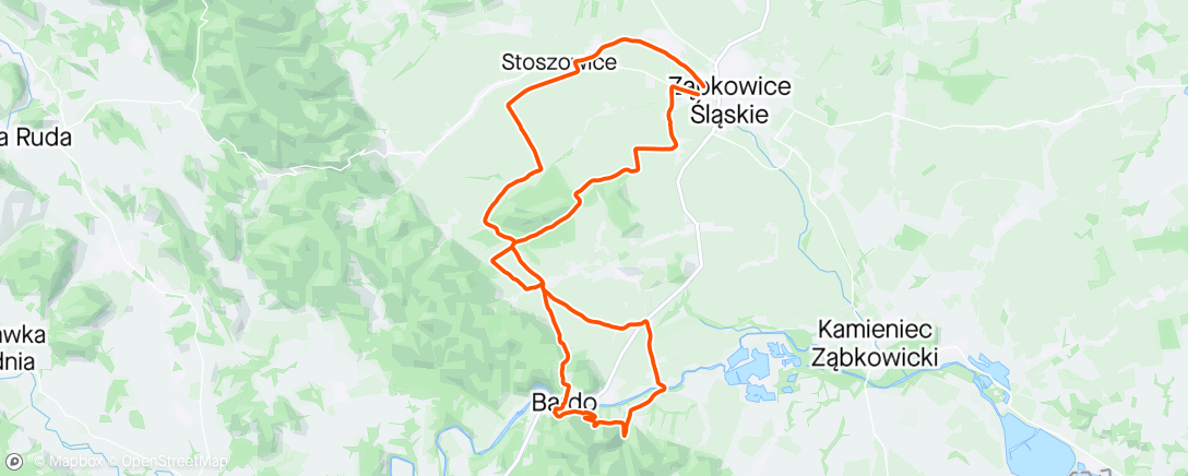 Map of the activity, Bardo, Janowiec