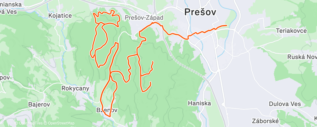 Map of the activity, Az necakane teplo