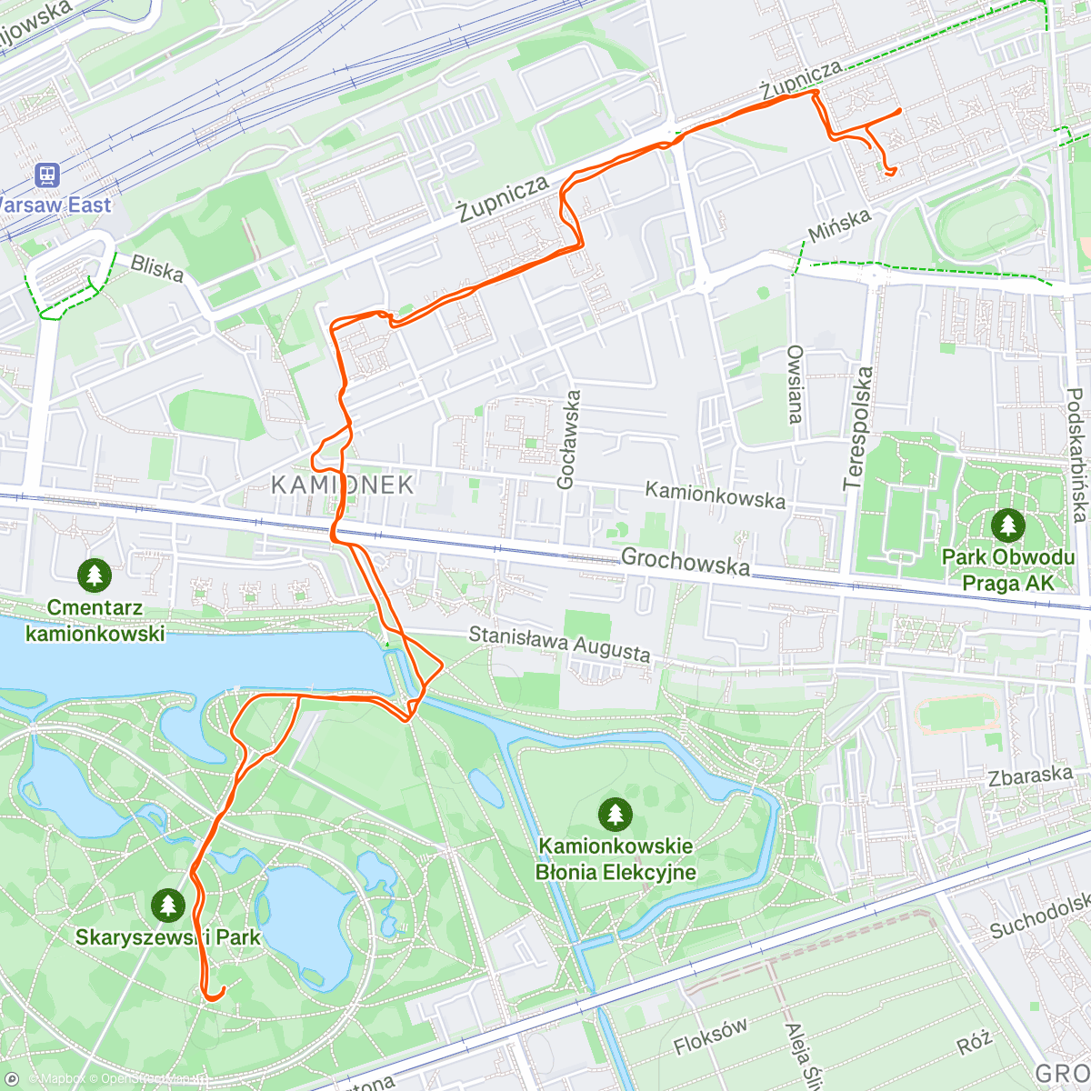 Map of the activity, Sezon z córką rozpoczęty