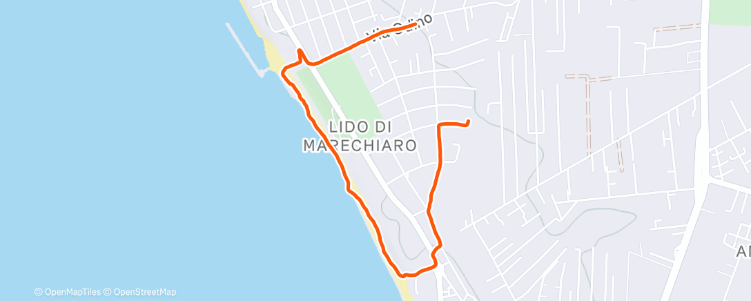 Карта физической активности (Camminata pomeridiana)