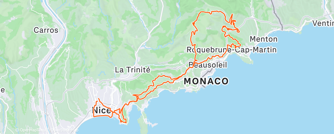 Map of the activity, Des crevaisons à la pelle ces jours-ci 😬