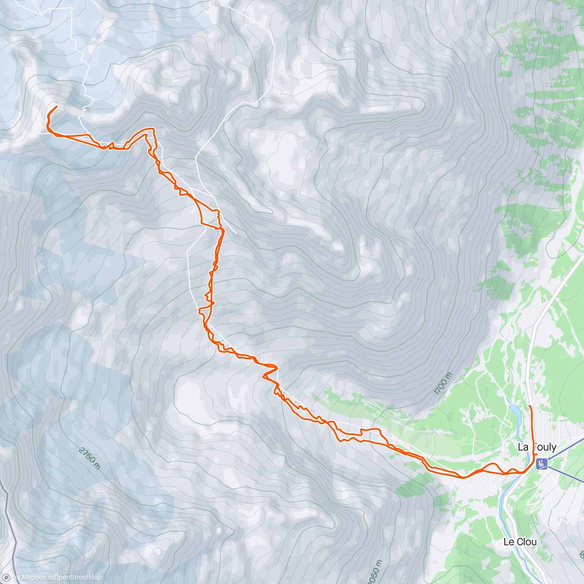 Map of the activity, Ski de rando-Grande Lui 3510 m