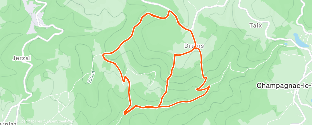 Map of the activity, Pas ma journée