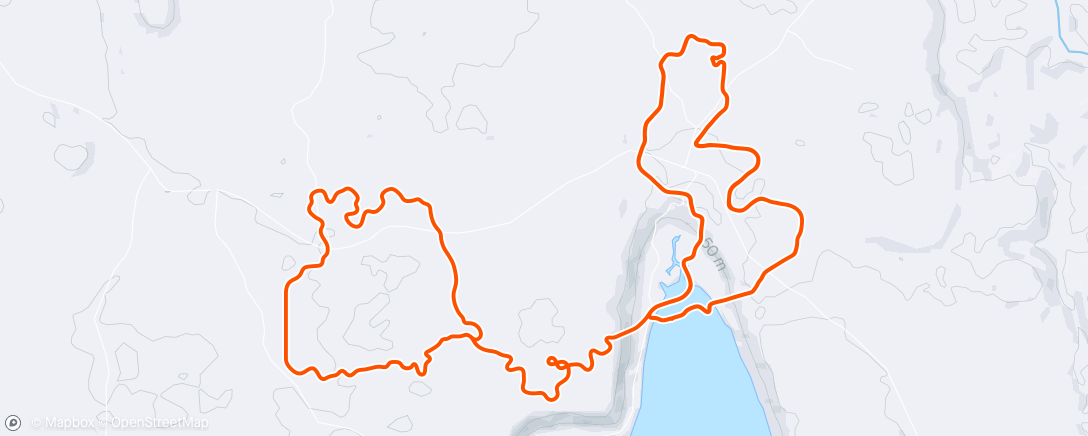 Map of the activity, Zwift - Group Ride: Infinity 1.7