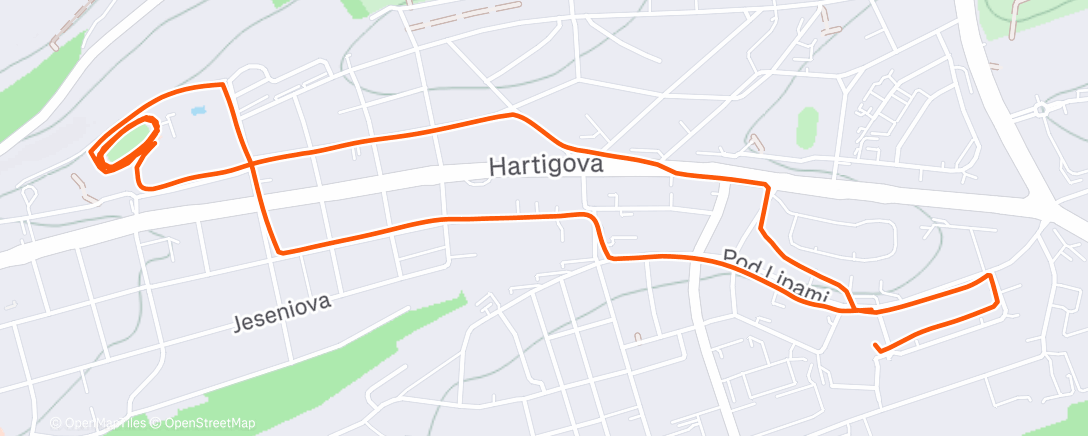 Map of the activity, Udělat si chuť na večeři 😉 s Erikem