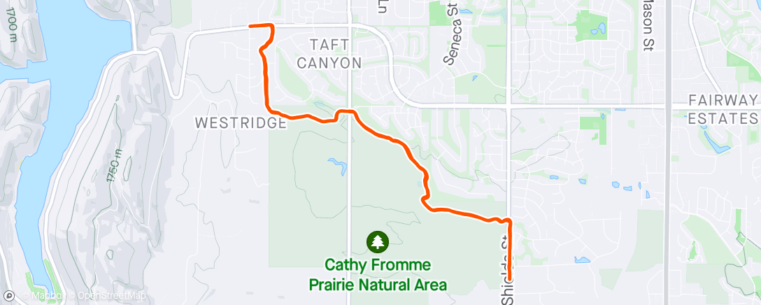 Map of the activity, Downhill w/ tailwind on way out then we had to turn around 🤣🤣