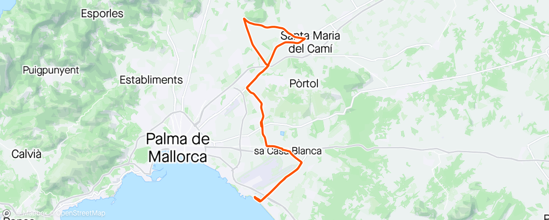 Map of the activity, Mallorca #5