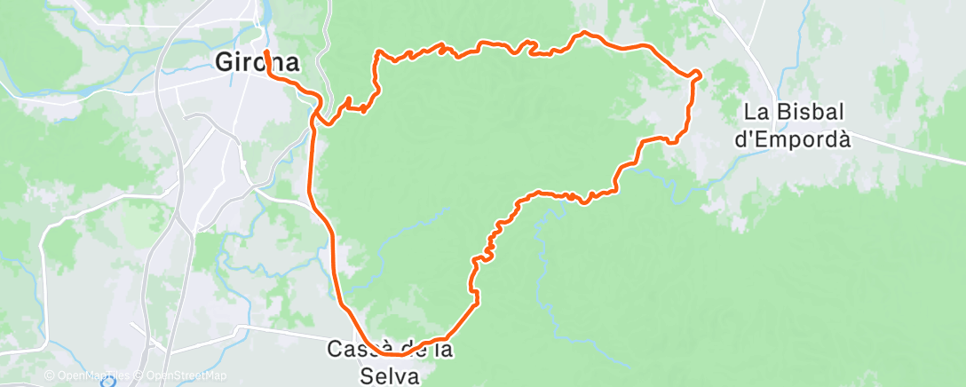 Map of the activity, Middagrit