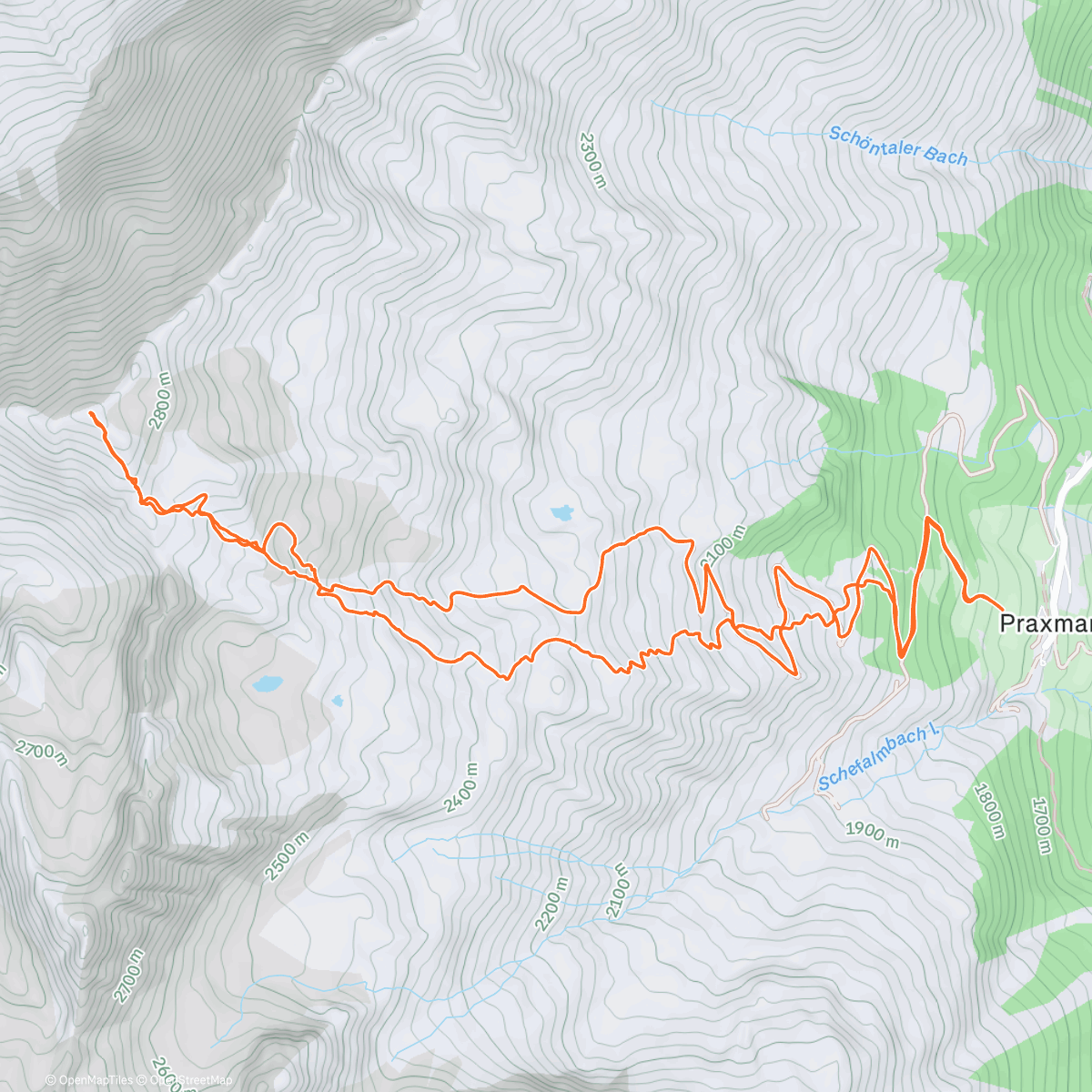 Карта физической активности (Konečně pravej sníh, ten originální od Mattela 🍗)