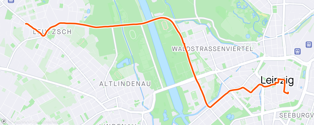 Map of the activity, Fahrt am Morgen ☀️