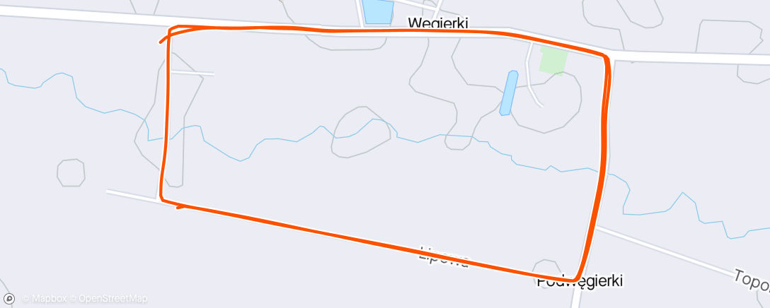 Map of the activity, Morning Run 🇵🇱