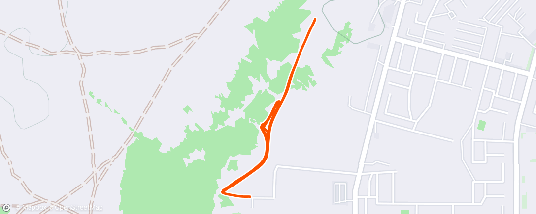 Map of the activity, Afternoon Nordic Ski