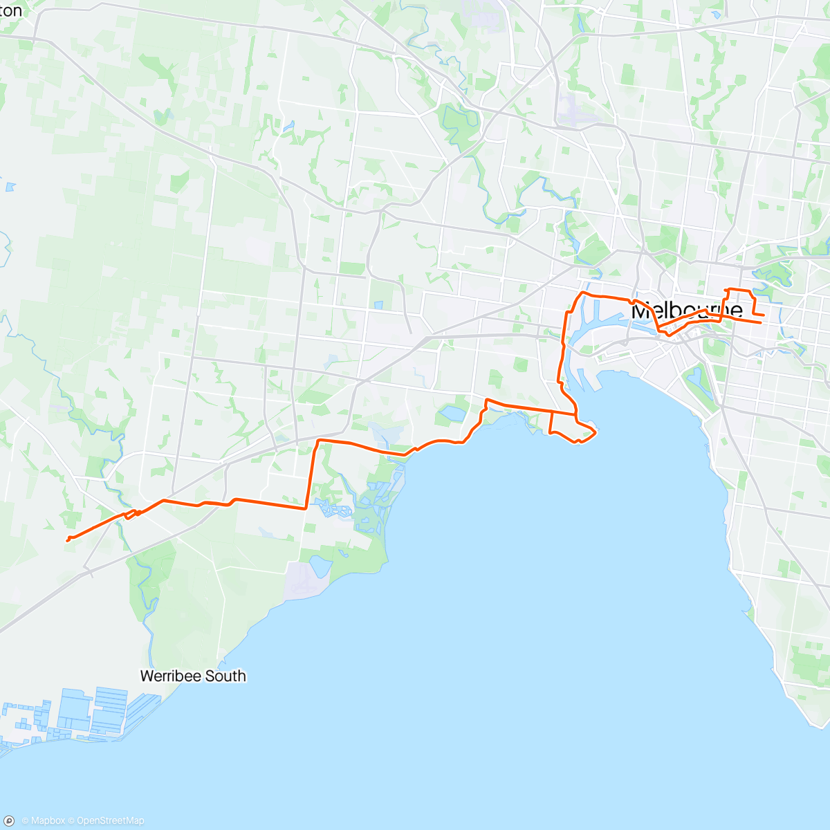 Map of the activity, The Disaster Ride
