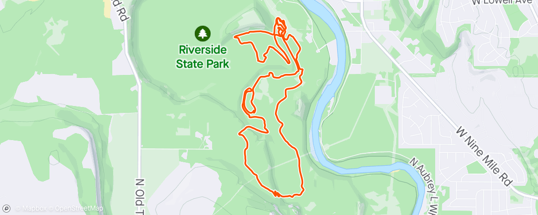 Map of the activity, WSCL Course Pre-Ride