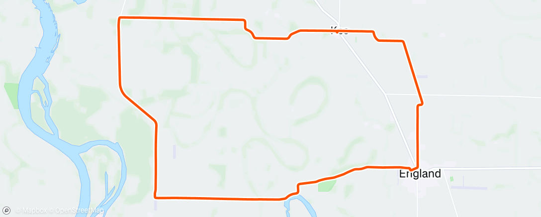 Map of the activity, Pie Ride