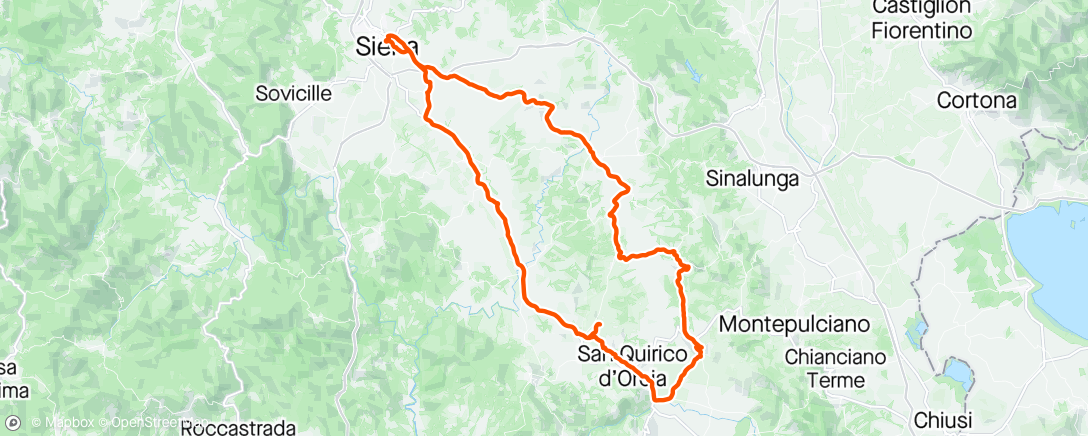 Map of the activity, Valle Velo goes to Italy: Stage 1