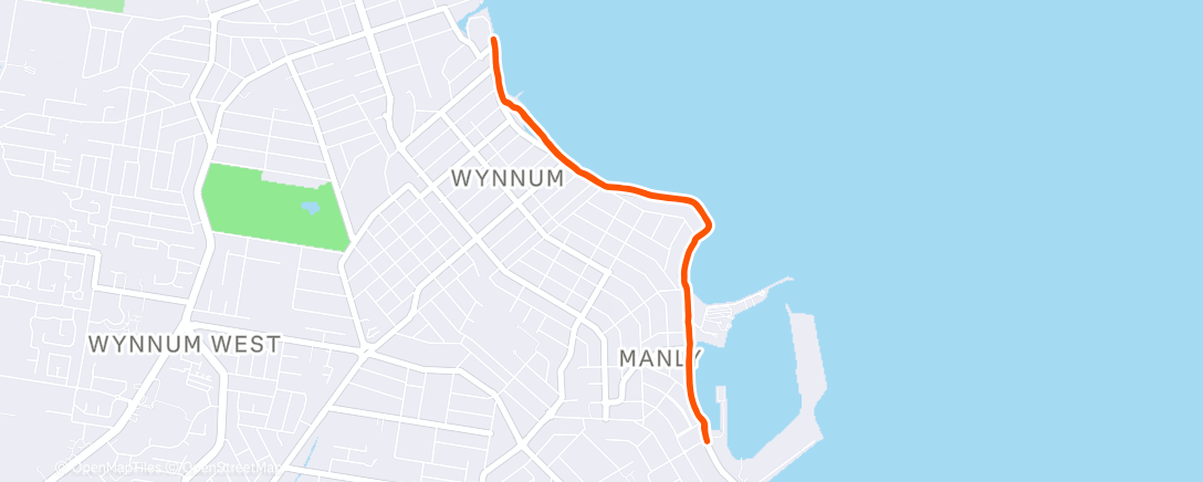 Map of the activity, Run/ walk