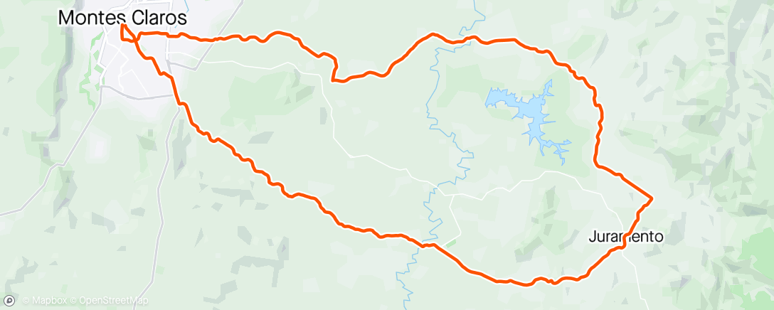 Mappa dell'attività Pedalada em gravel bike matinal