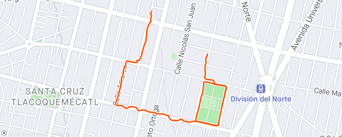 Mapa de la actividad, Morning Run ☀️