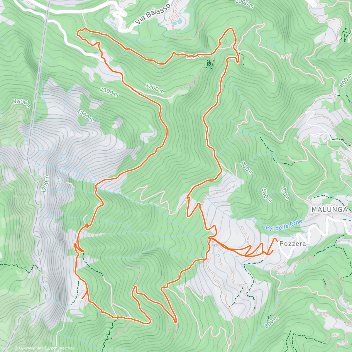 Map of the activity, 10*(2' Z4 - 2' Z1)