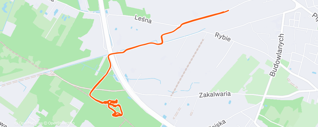 Map of the activity, Afternoon Ride