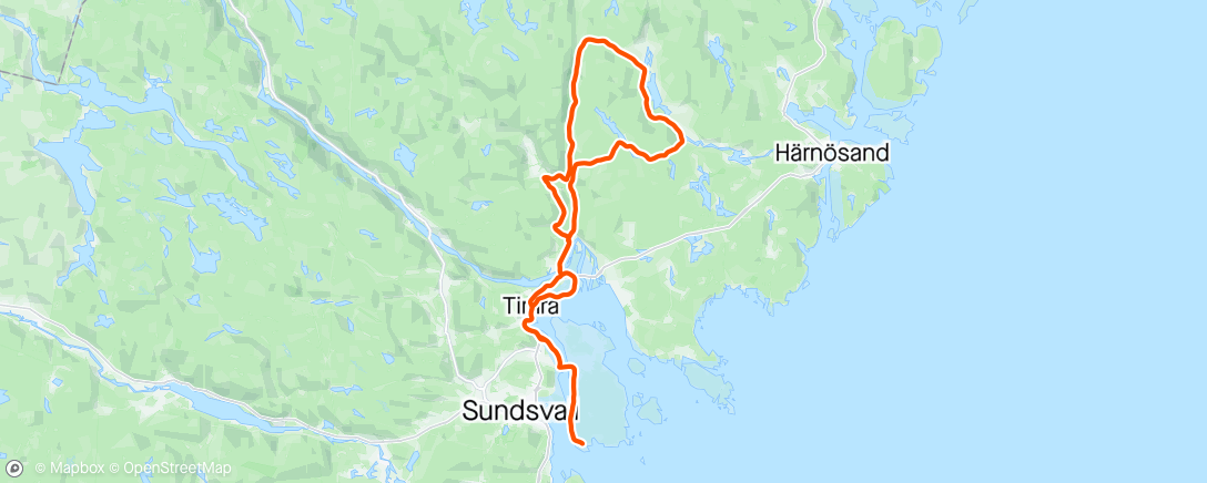 Map of the activity, Lördagsrull med Hubbe