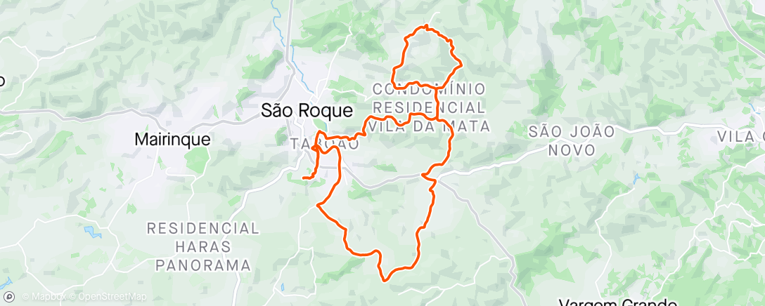 Map of the activity, Pedal🚵‍♂️❤🚵🏿‍♀️Dona Nega👵🏿Darcy Penteado🕊Planalto Verde Sítio Santo Antônio Codorna Morro Arribas⛰ Capela do Cepo⛪ e Estrada do Leitão🐖 com minha💞paixão💑😍