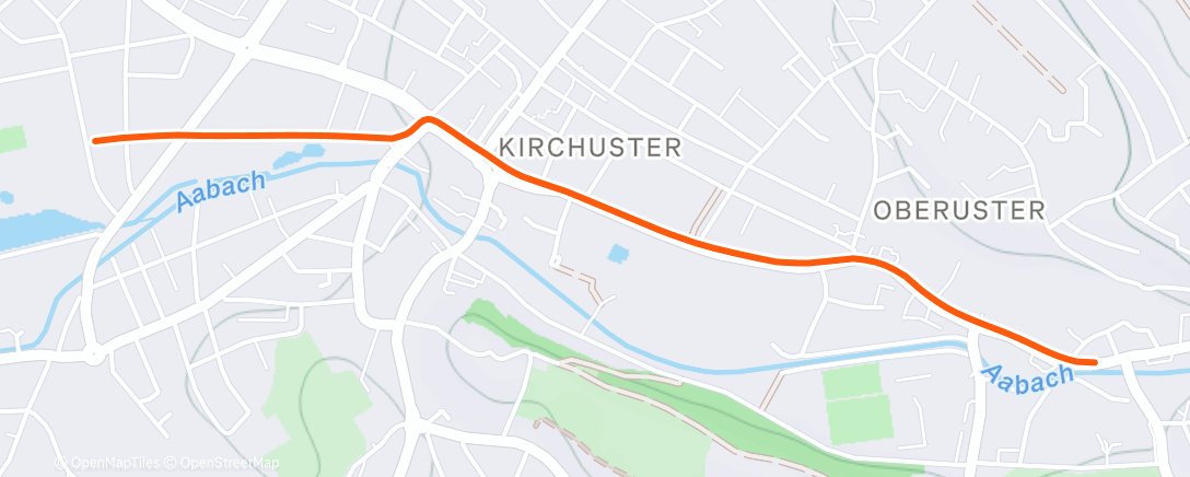 Map of the activity, E-Bike-Fahrt am Abend