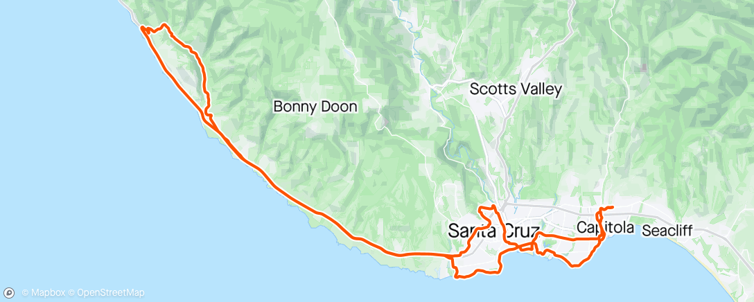 Mapa da atividade, Coast w/Freddy