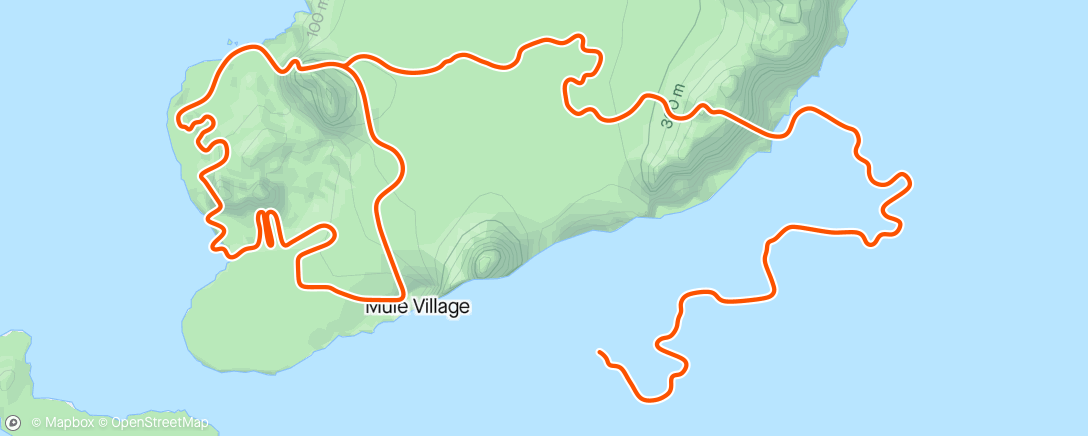 Map of the activity, Zwift - Over, Under and Beyond in Watopia
